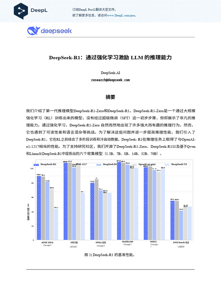 DeepSeek - R1 ZH | PDF