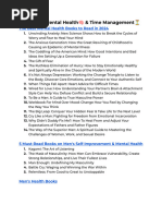Top 10 Self-Development Books PDF | PDF | Self-Improvement