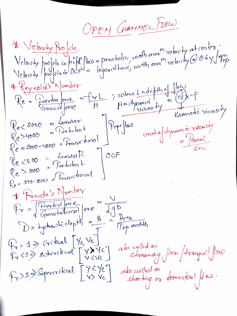 Understanding Froude's Number in Fluid Dynamics | PDF