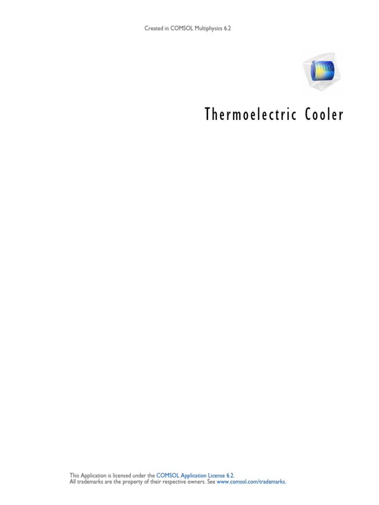 Thermoelectric Cooler Design Application | PDF | Electricity ...