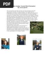 Media Project Evaluation