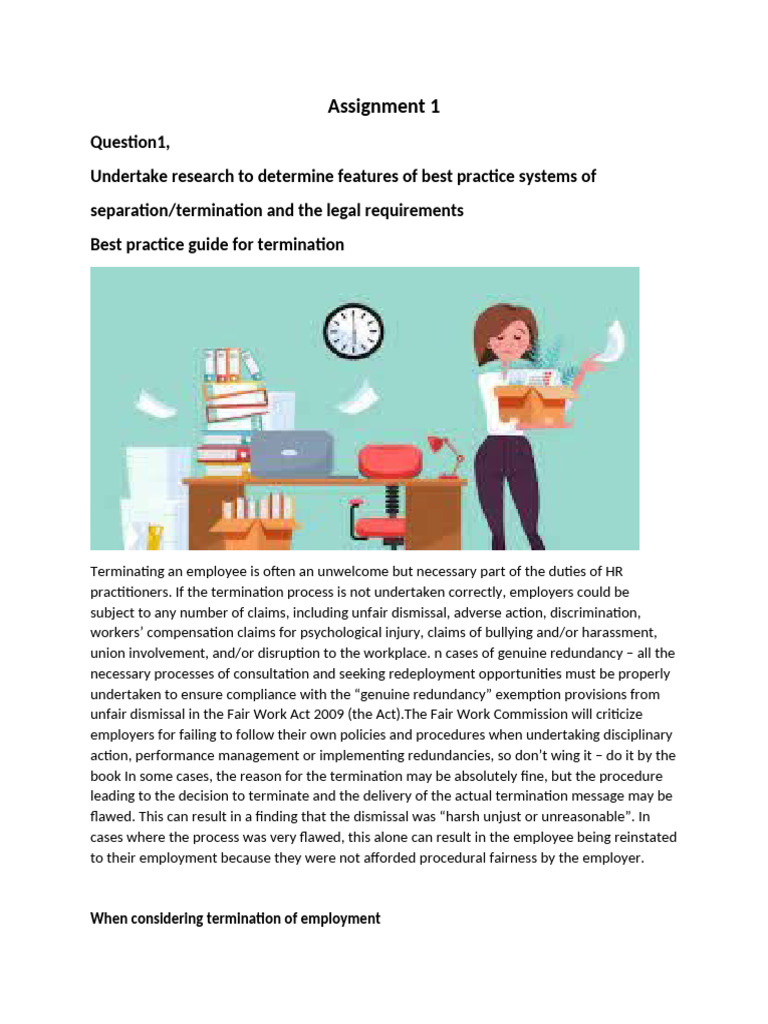 Best Practices for Employee Termination | PDF | Employment | Layoff