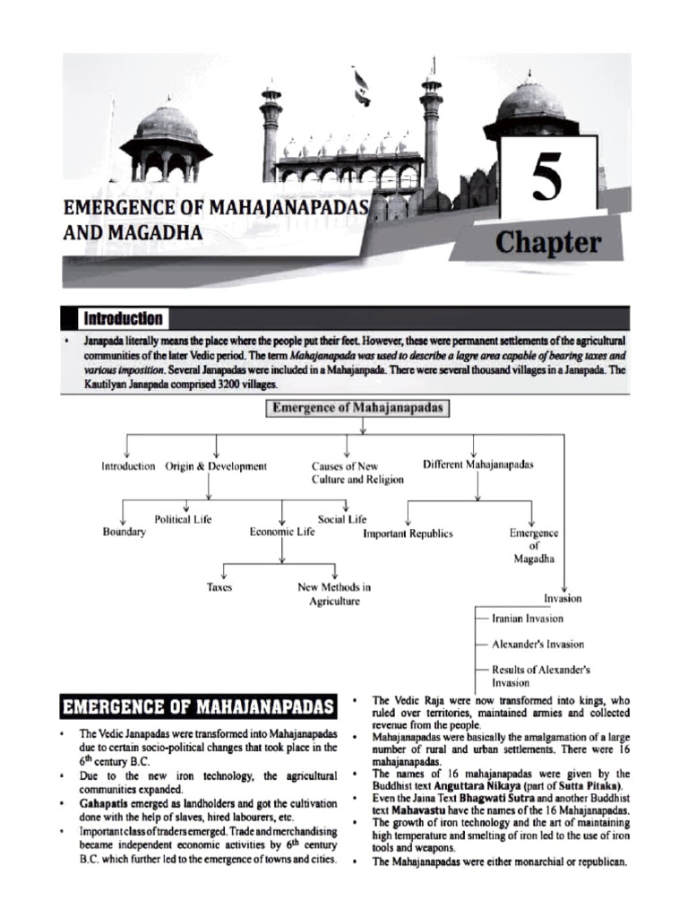 16 mahaJanapadas | PDF