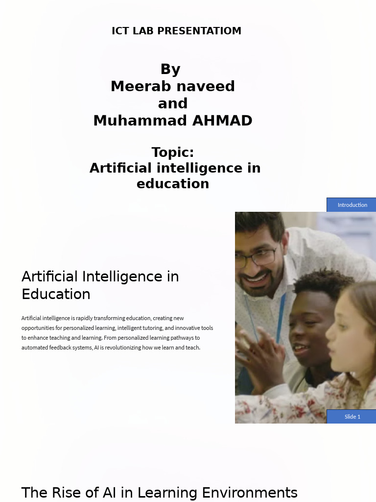 ARTIFICIAL INTELLIGENCE IN EDUCATION A REVIEW PDF visual data 2