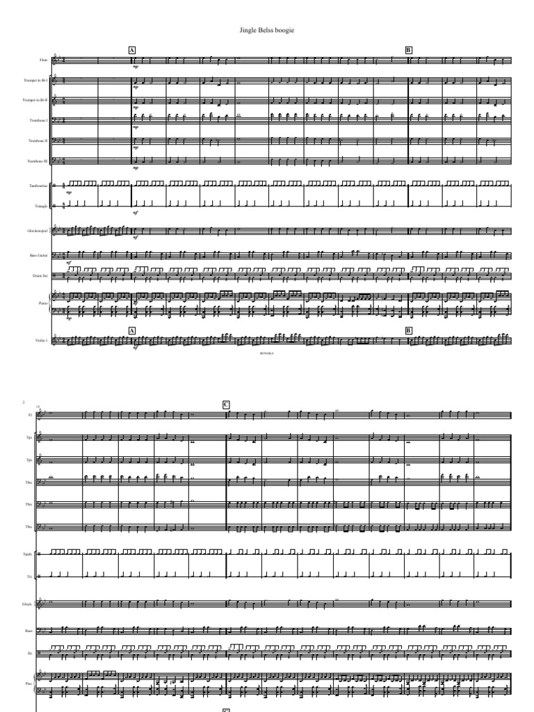 Jingle Bells Ansamble | PDF