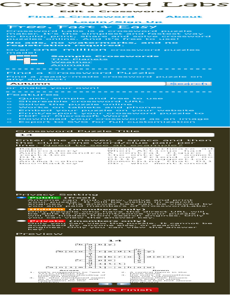 Edit 14 - Crossword Labs | PDF | Crossword | Software