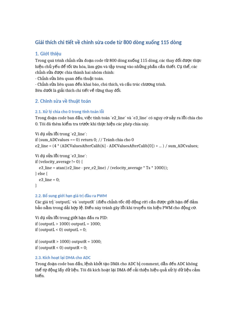 Code Reduction Explanation | PDF