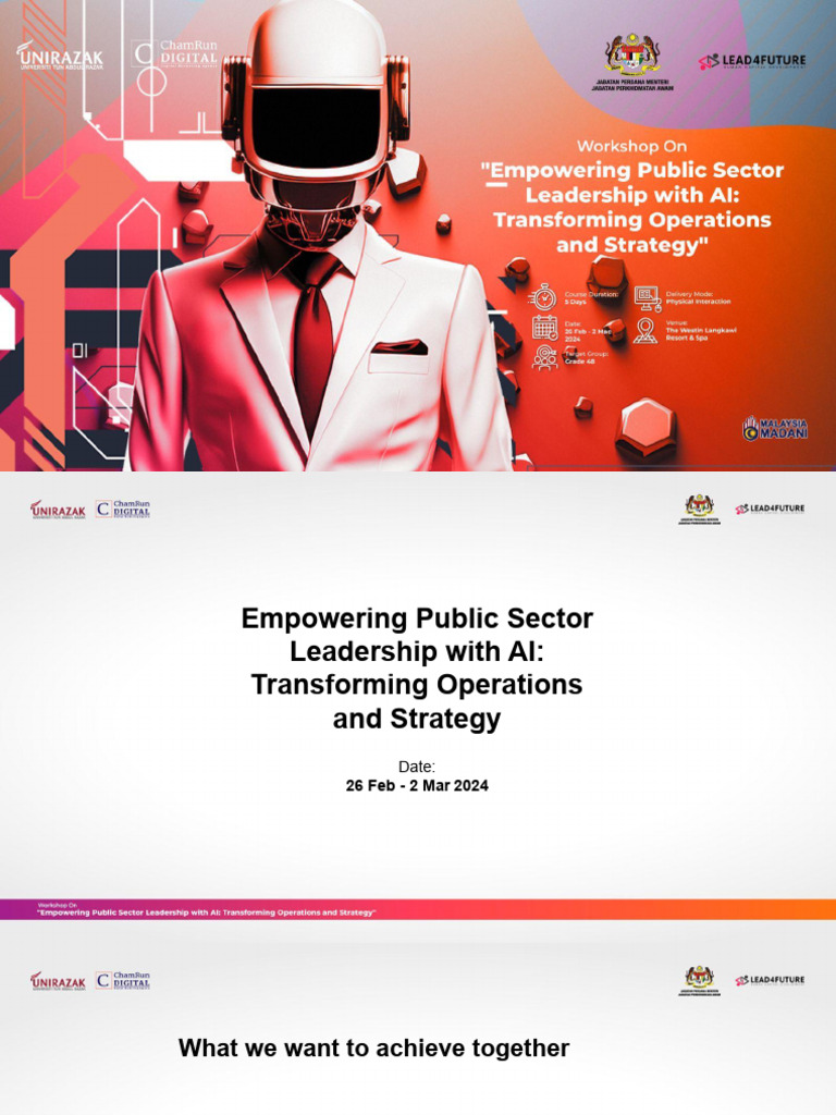 AI Leadership Training for Public Sector | PDF | Artificial ...