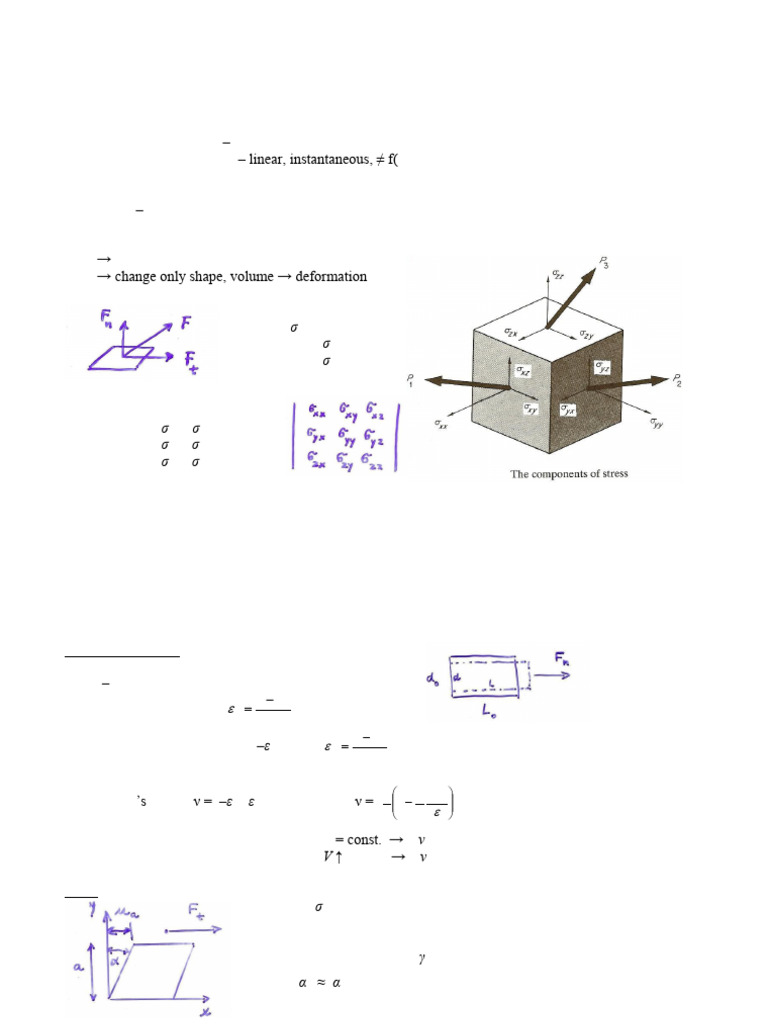 Understanding Elasticity and Deformation | PDF | Stress (Mechanics ...