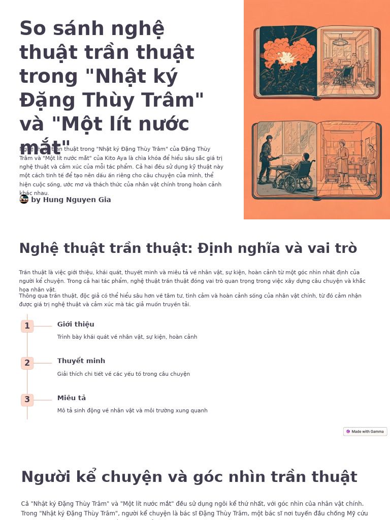 So sanh nghe thuat tran thuat trong nhat ky djang thuy tram va mot lit