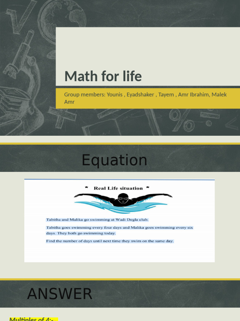 Math For Life 2 | PDF