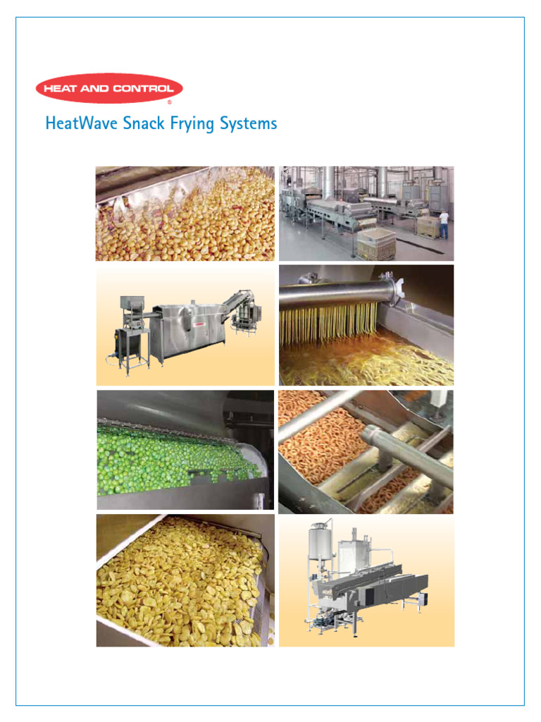 Efficient HeatWave Snack Frying Systems | PDF | Filtration | Oil