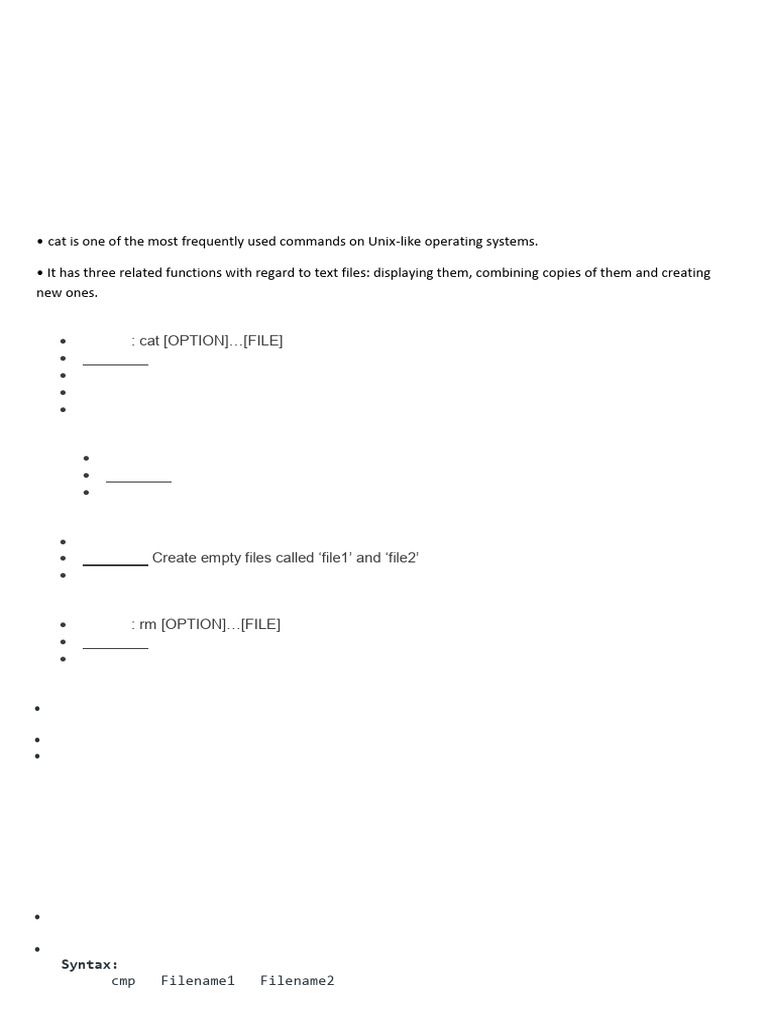 Linux File Management Commands | PDF | Computer File | Regular Expression