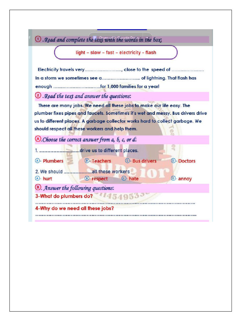 G6 Cambridge Primary Path Quiz | PDF