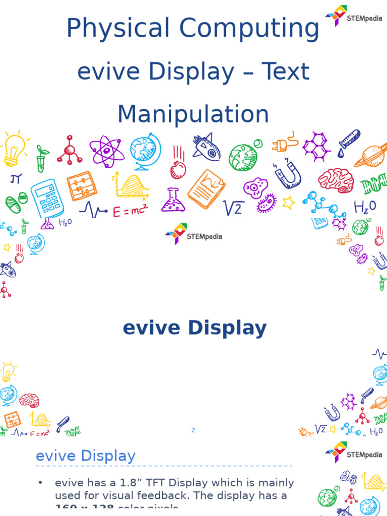 Evive Display: Text Manipulation Guide | PDF | Human–Computer ...
