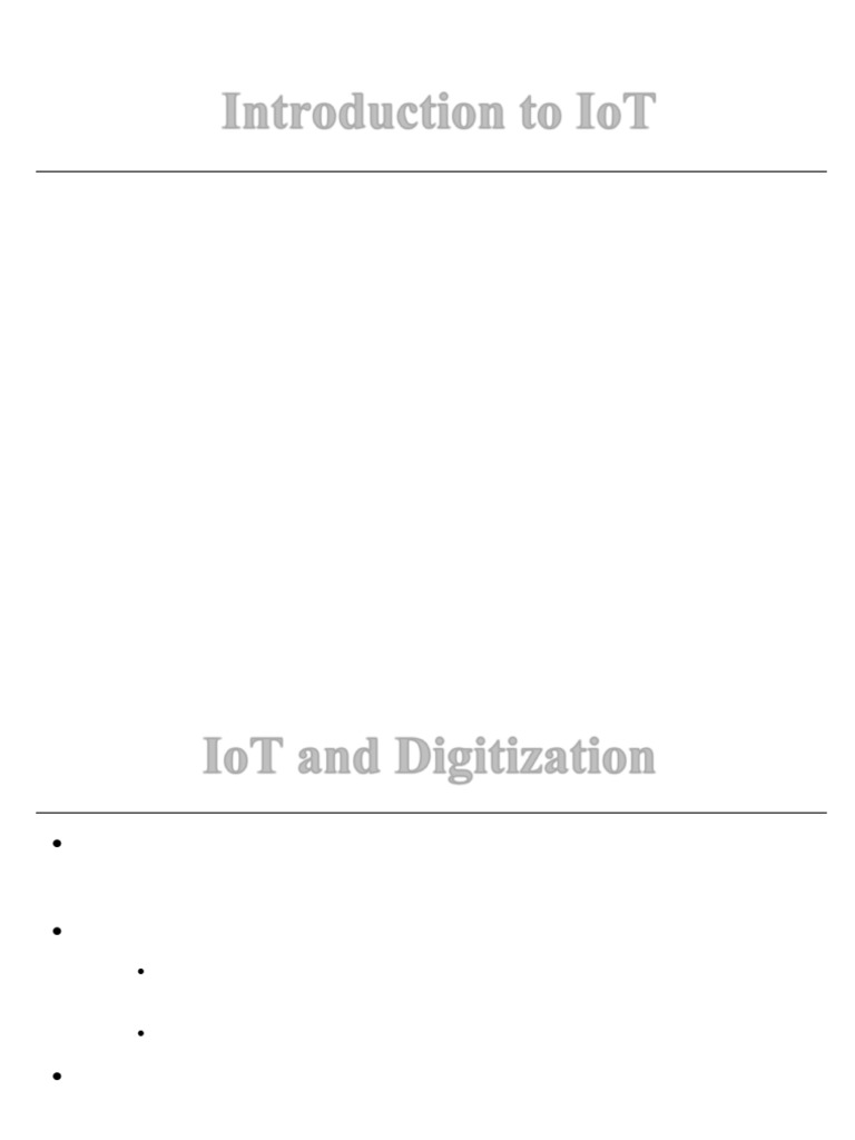 Lecturer 2. IoT and Digitization | PDF | Internet Of Things | Building ...
