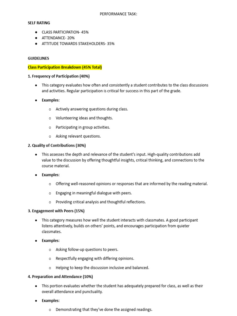 Performance Task End of Quarter | PDF | Critical Thinking | Collaboration