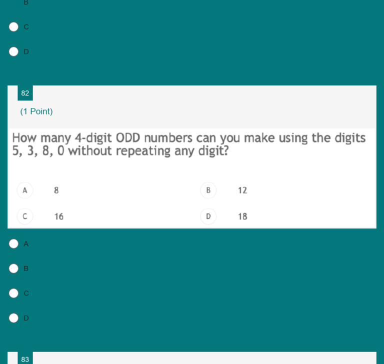 ASSET Math Practice Grade 6 Weekend Homework 9 | PDF