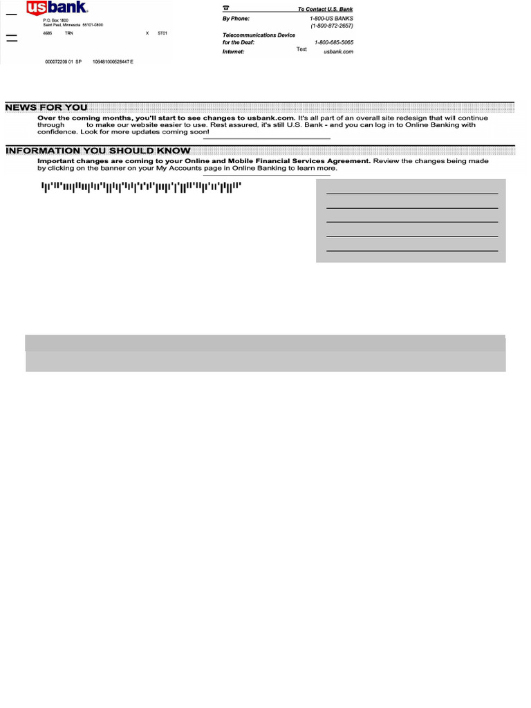 Statement 456625807944560 160644 253 | PDF | Automated Clearing House ...