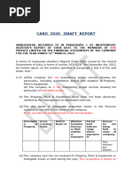 CARO 2020 Audit Report Format Guide | PDF | Loans | Audit