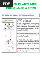 MUAC Measurement Procedures Guide | PDF | Human Body | Human Anatomy