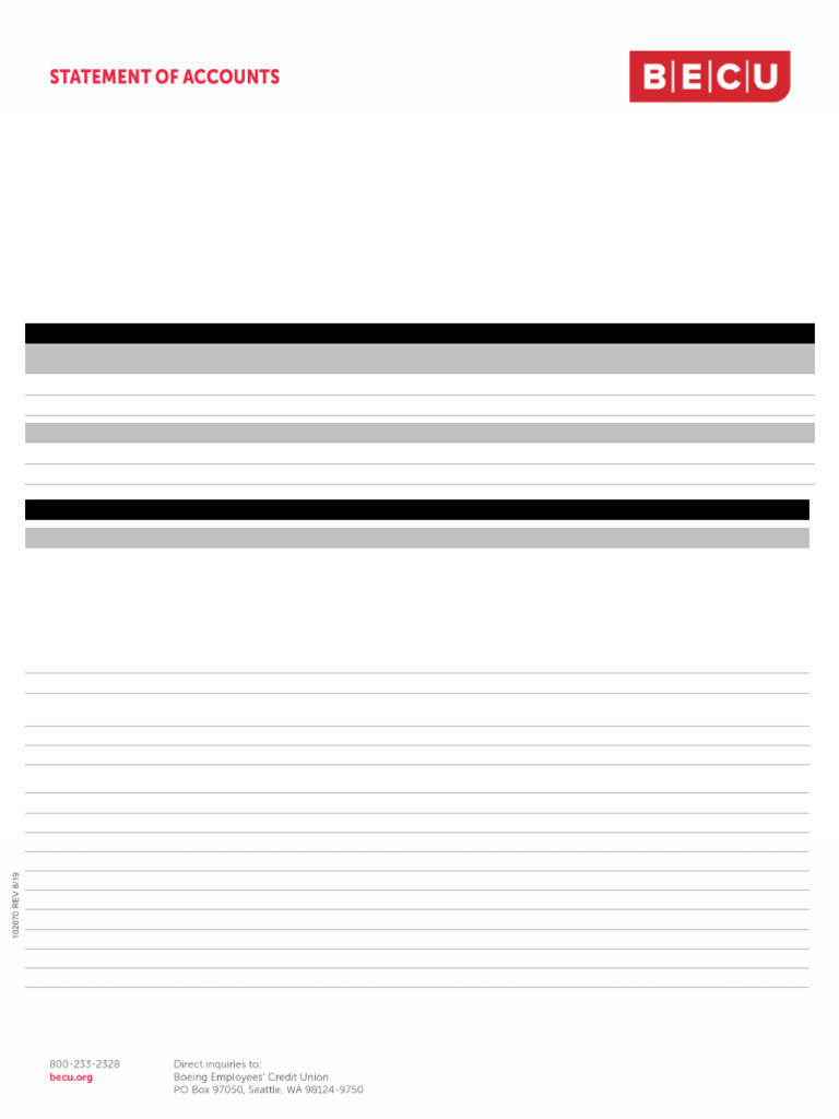 Personal Bank Statement Summary | PDF | Transaction Account | Overdraft