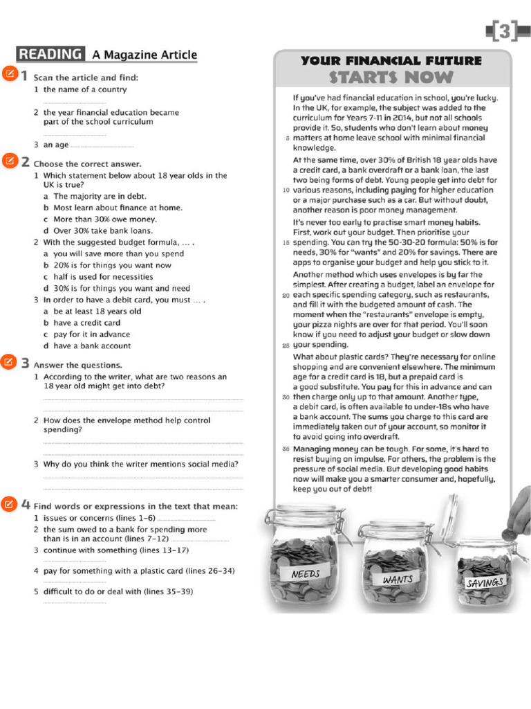Extra Reading Unit 3 | PDF