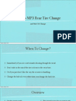 Paiggio MP3 Rear Tire Change: and Hub Oil Change