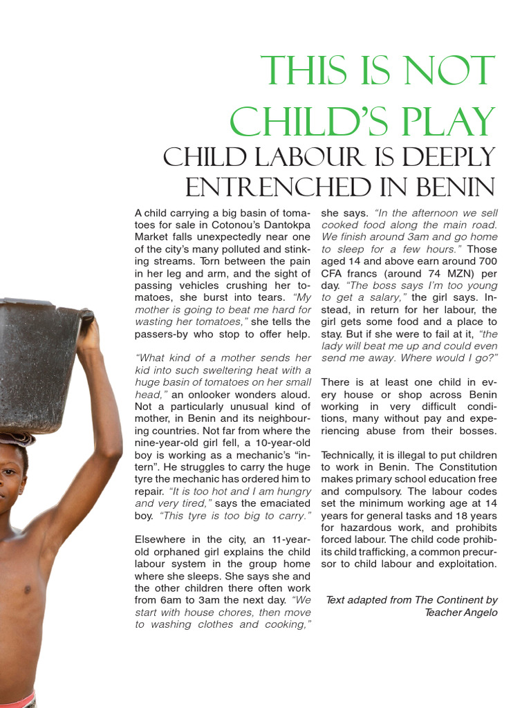 Child's Labour - Lesson - Kiyanga | PDF