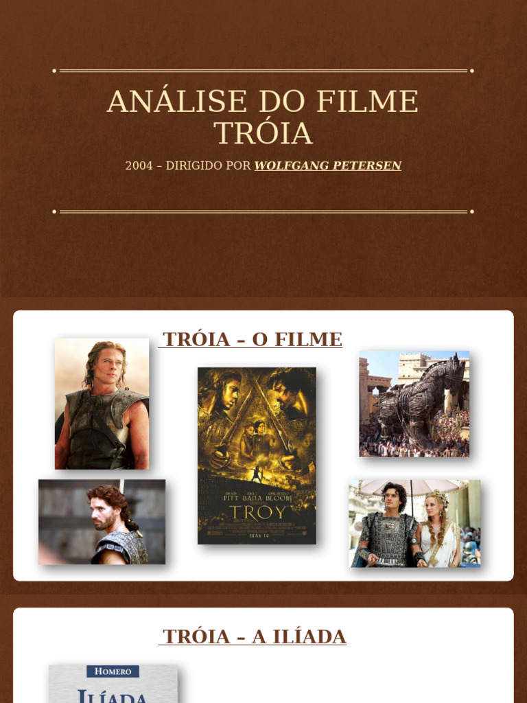 Análise do Filme Tróia (2004) | PDF
