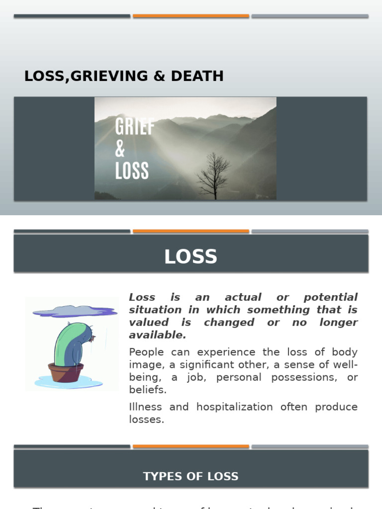 Understanding Loss and Grief Responses | PDF | Grief | Palliative Care