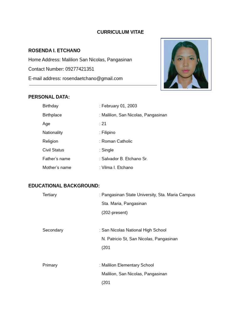 CURRICULUM VITAE_RESEARCH | PDF