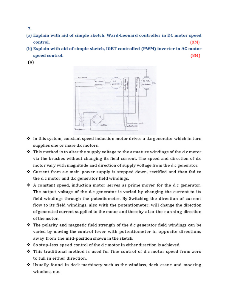 Motor Speed Control Techniques | PDF | Electric Motor | Direct Current