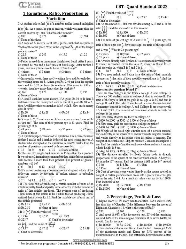 1_Ratio & Percentage PDF Interest Percentage
