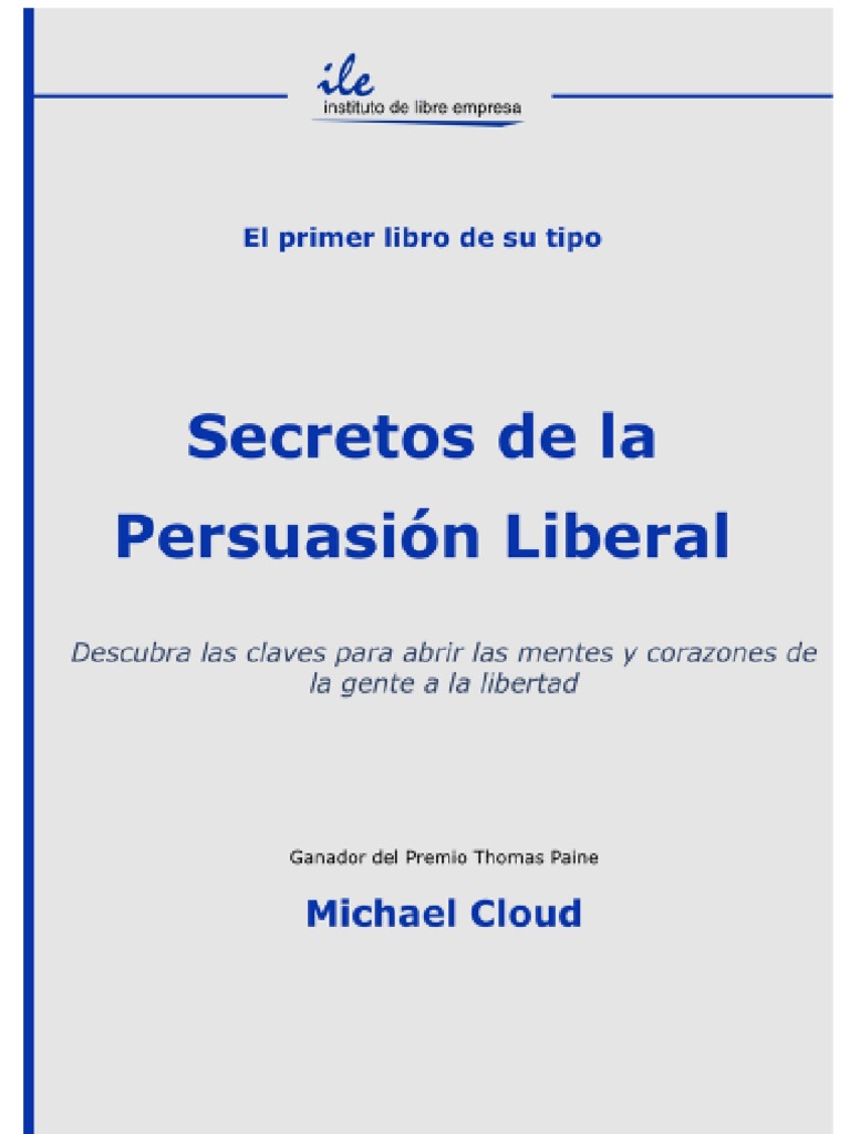 Secretos de La Persuasion Liberal | Persuasión | Richard ...