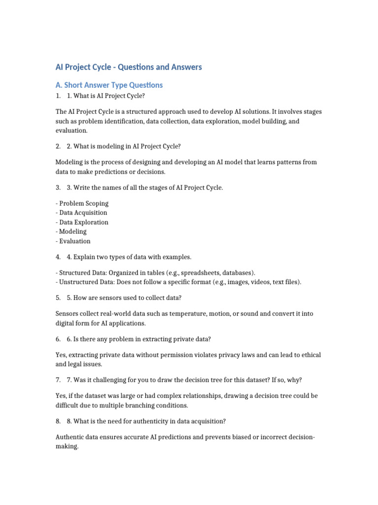ai-project-cycle-questions-answers-pdf-artificial-intelligence