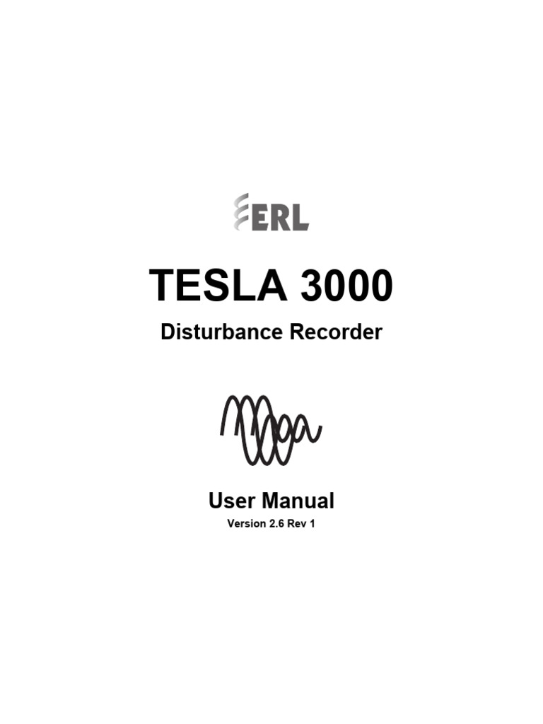 TESLA 3000 Disturbance Recorder Manual | PDF | Signal To Noise Ratio ...