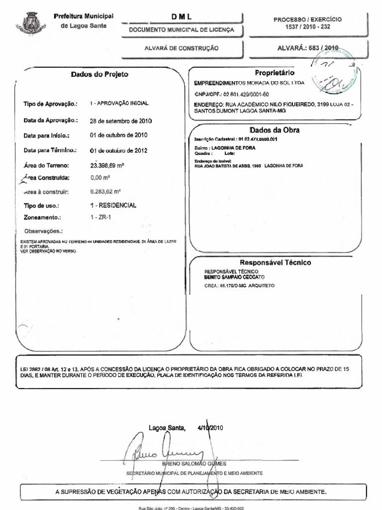 Registro de Incorporação Cidade Jardim PDF