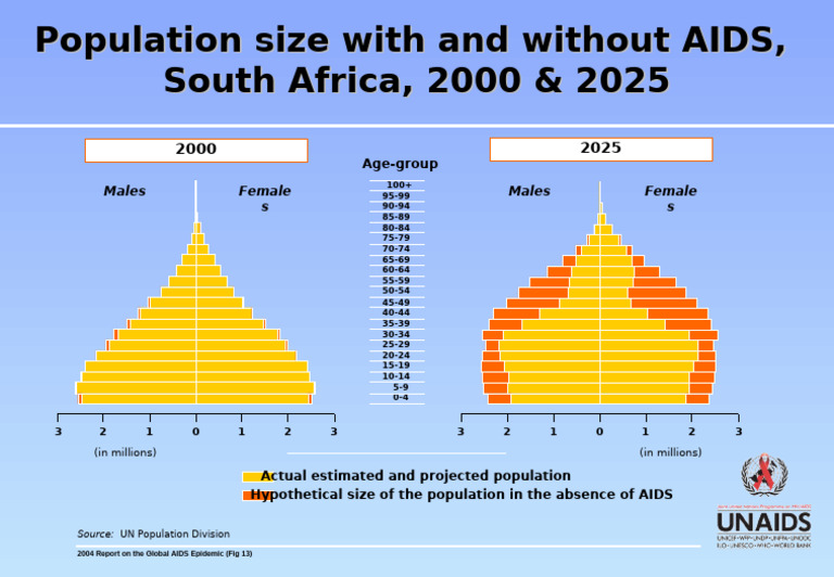 South Africa Population Projections 2000-2025 | PDF