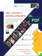 UWC Australia 2012 Promotional Poster