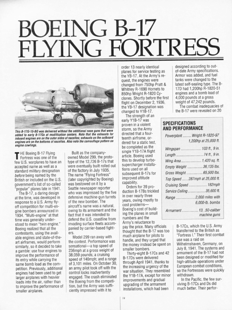 Scale aircraft drawings vol 2 02 boeing b 17 flying fortress pdf
