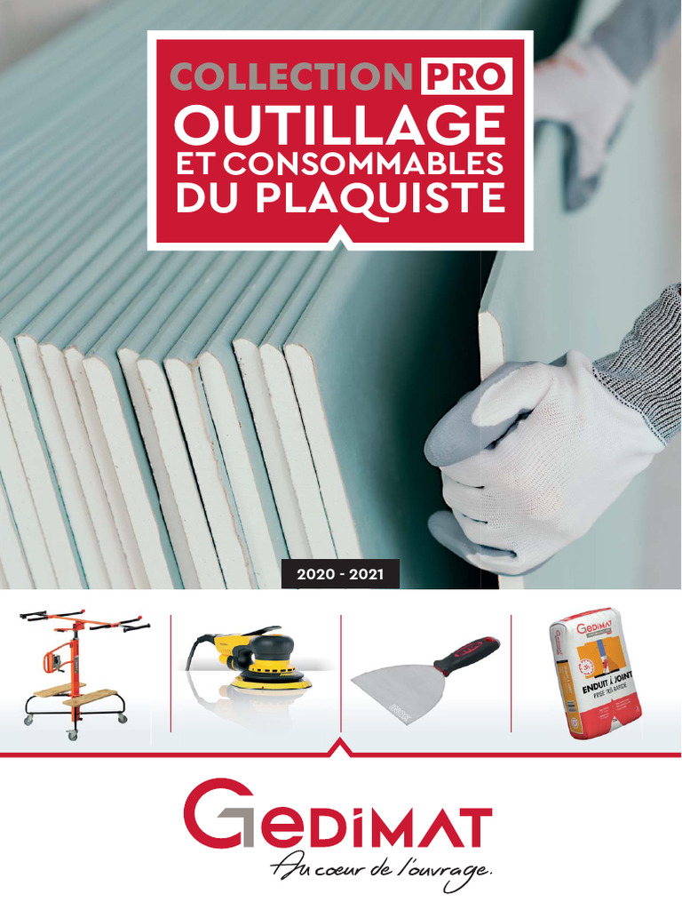 Catalogue Outillage Plaquiste 2020-2021 | PDF | Marteau (outil) | Acier ...