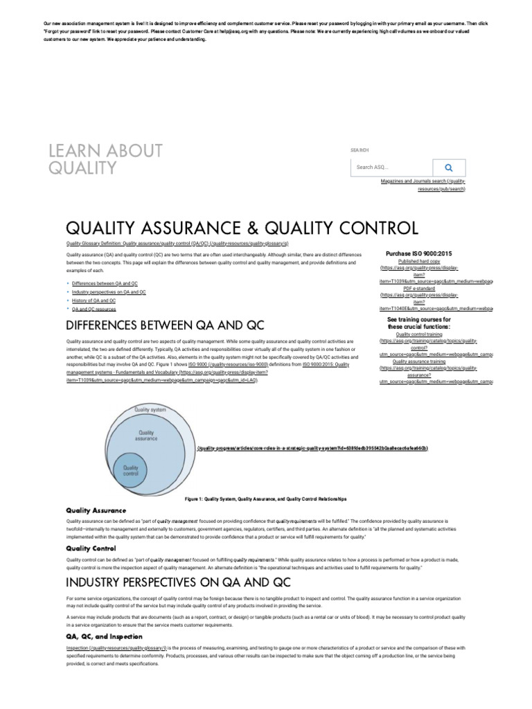 QA vs QC: Key Definitions and Differences | PDF | Quality Assurance | Audit