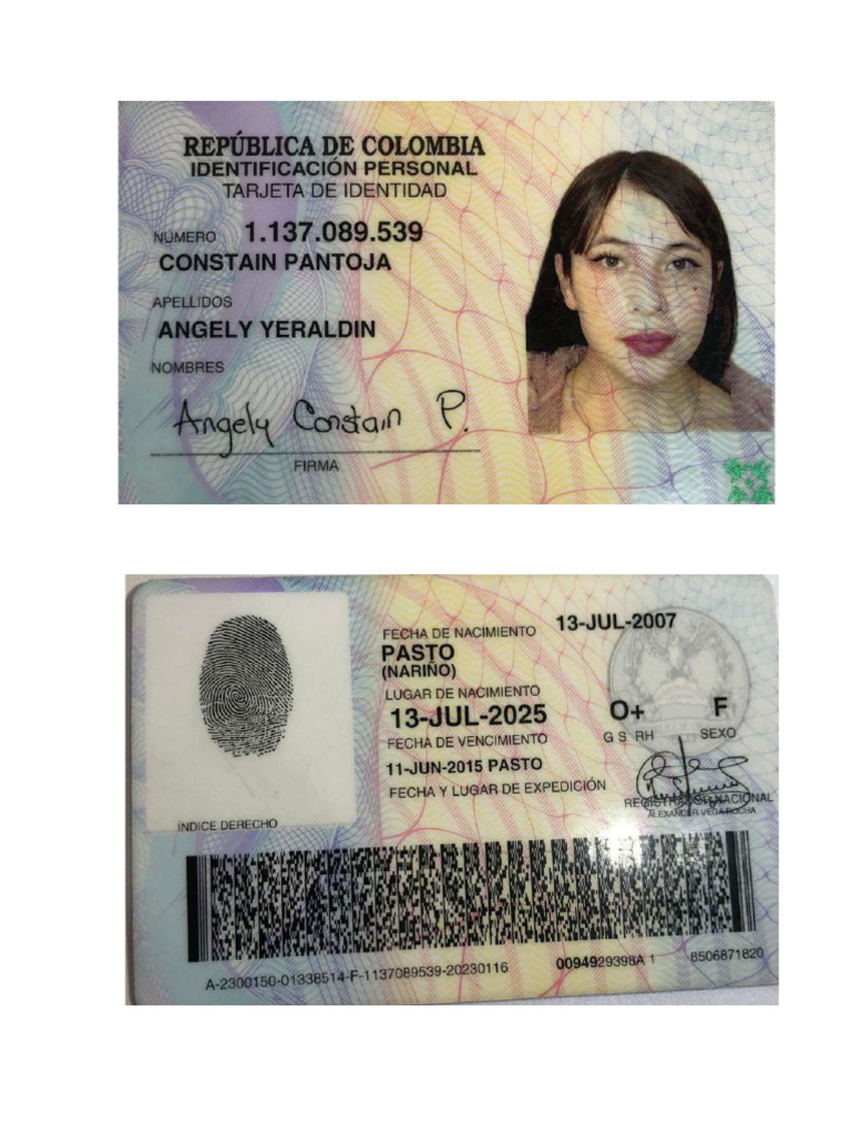 Tarjeta de Id - Compressed | PDF
