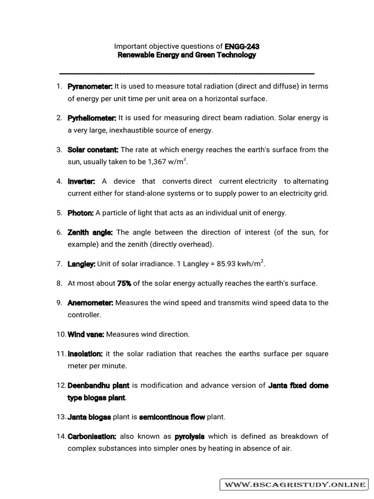 Engg 243 Objective Qustions | PDF