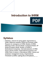 IHRM - Module 1