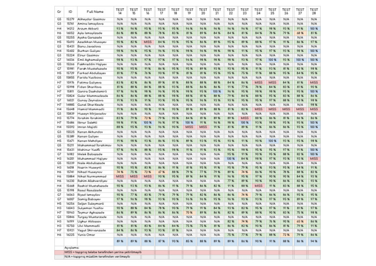 H3 15.01.2024 - 20.01.2024 HOMEWORK RESULTS - Google Sheets | PDF