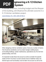 SCDF FSM Briefing - Kitchen Exhaust Duct (KED) | PDF | Fires | Duct (Flow)