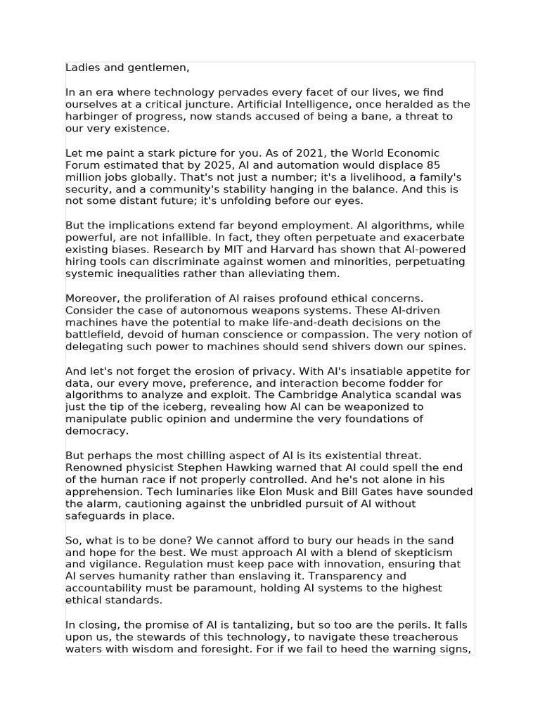 The Perils and Promise of AI | PDF | Artificial Intelligence ...