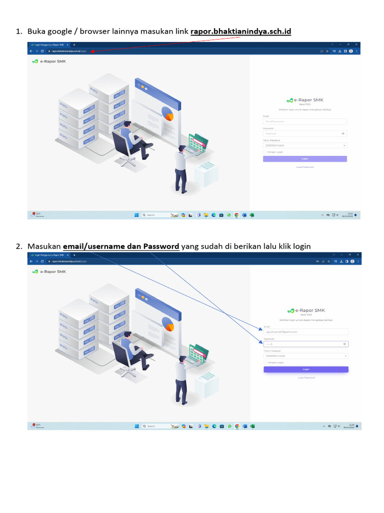 Panduan Penggunaan e-Rapot 2025 | PDF